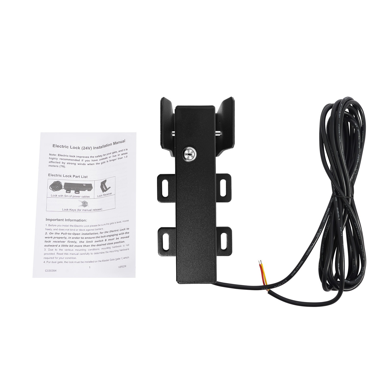 LM149 Automatic Electric Gate Lock Gate Operator System Device Safe Security