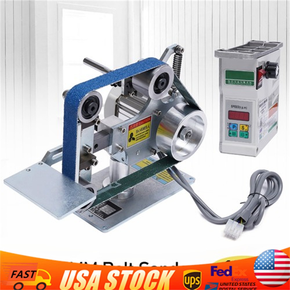 Belt Grinder Sander 30x1-Inch Variable Speed With 2 Abrasive Belt DC Brushless