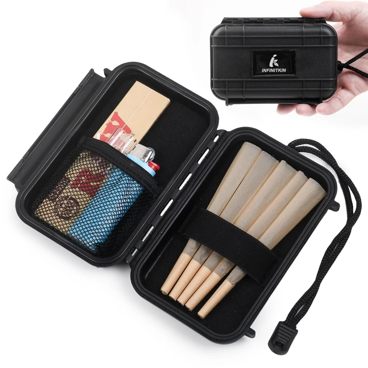 Smell Proof Storage Box & Pre Roll Case – Airtight, Waterproof, Portable for T
