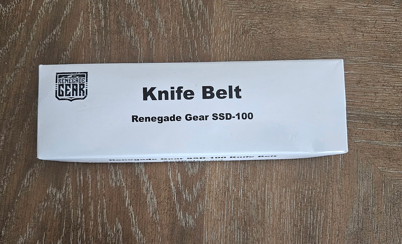 Renegade Gear Knife Belt SSD-100 New In Box