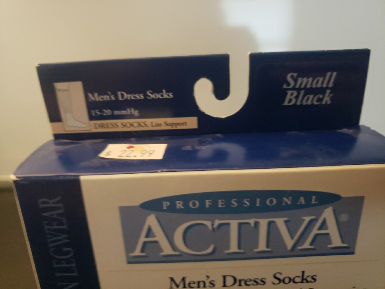 ACTIVA MENS MICROFIBER DRESS SOCKS 15-20 MMHG Lite- Graduated Compression Read