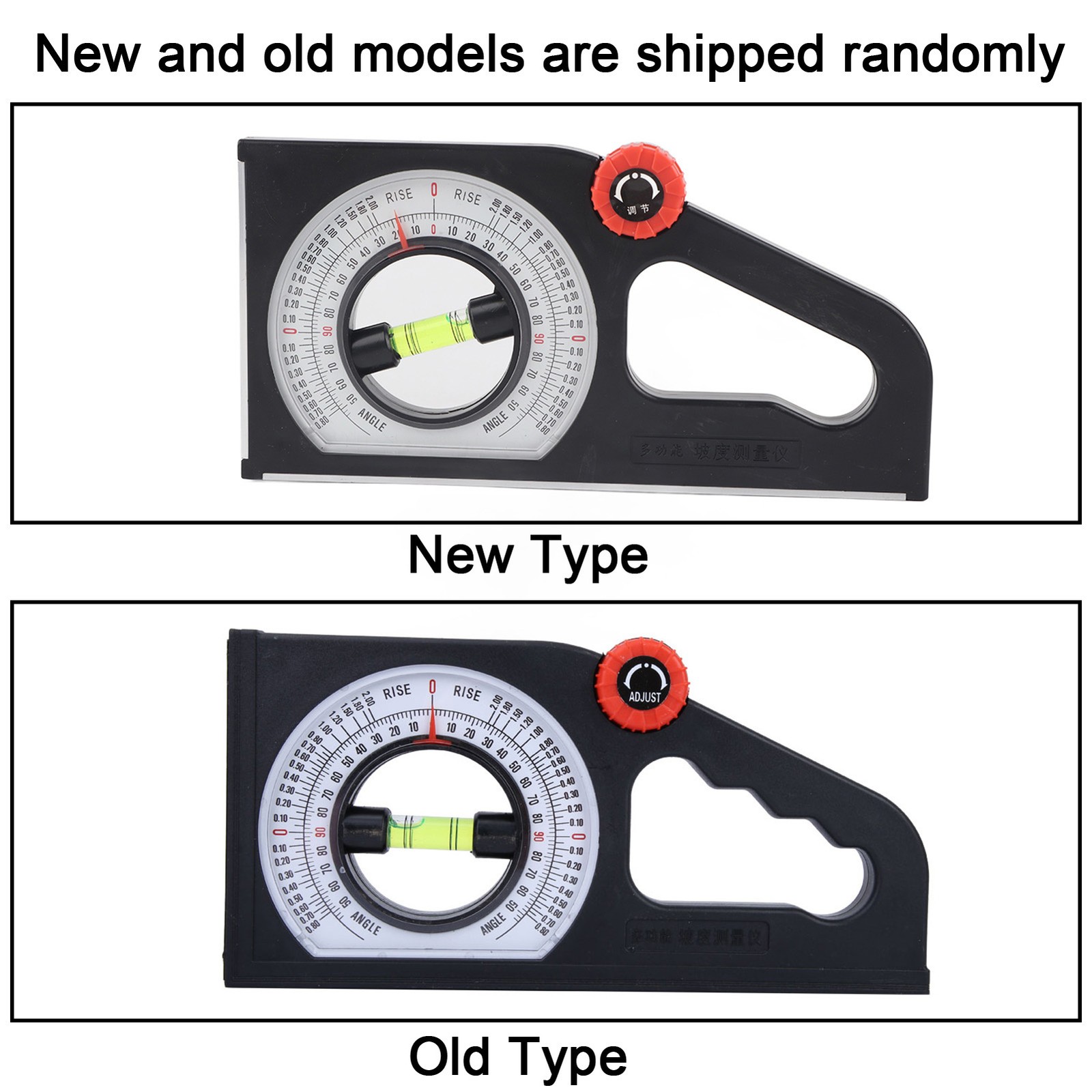 ABS Engineering Slope Level Meter Angle Measuring Scale Tool Without Magnetism