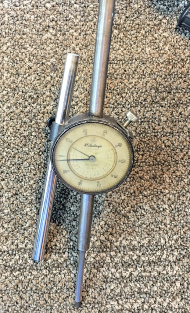 Mitutoyo Dial Indicator No. 2424, .001"-2.000", JAPAN, VINTAGE