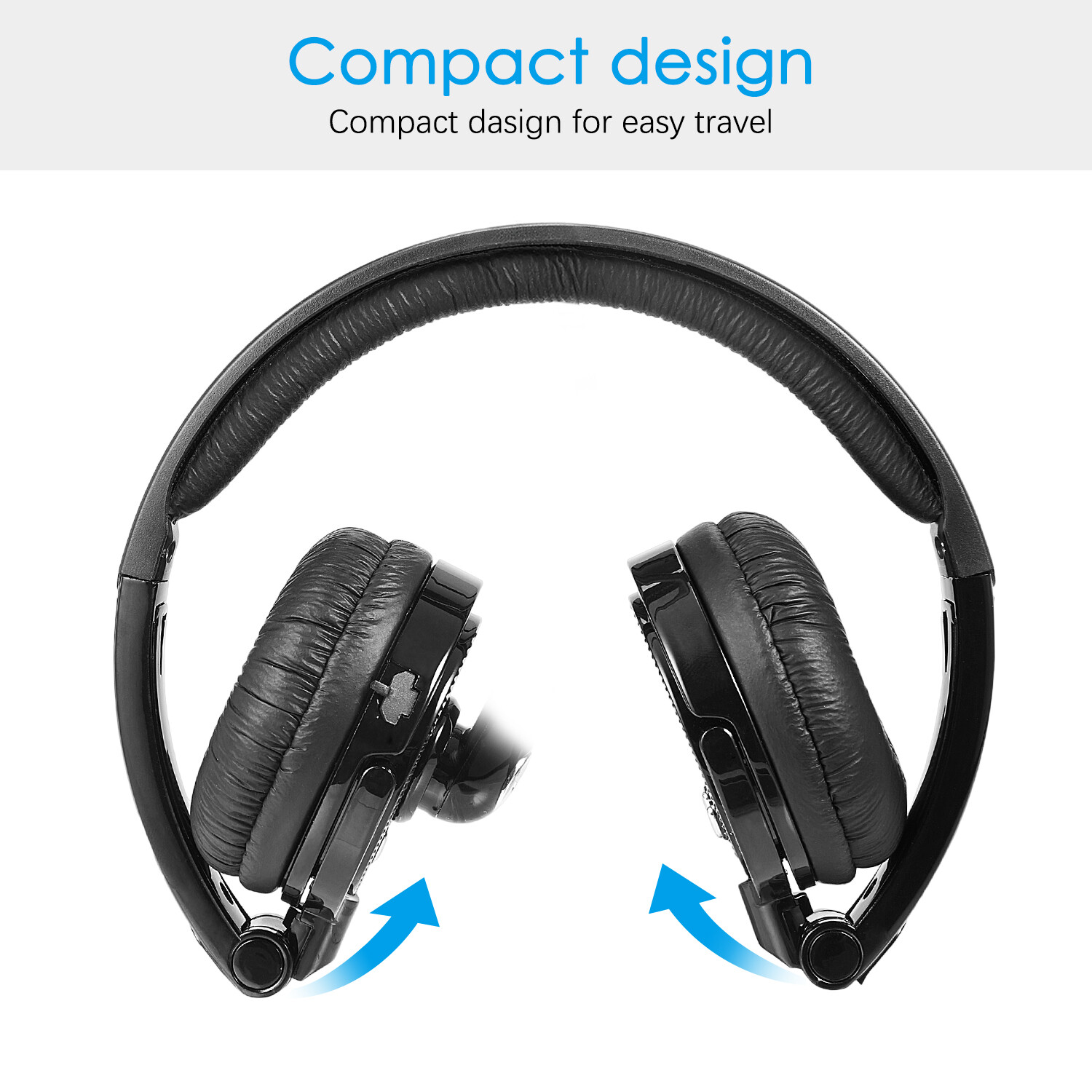 for Trucker Driver Over The Head Wireless Bluetooth Headset Mic Noise-Canceling