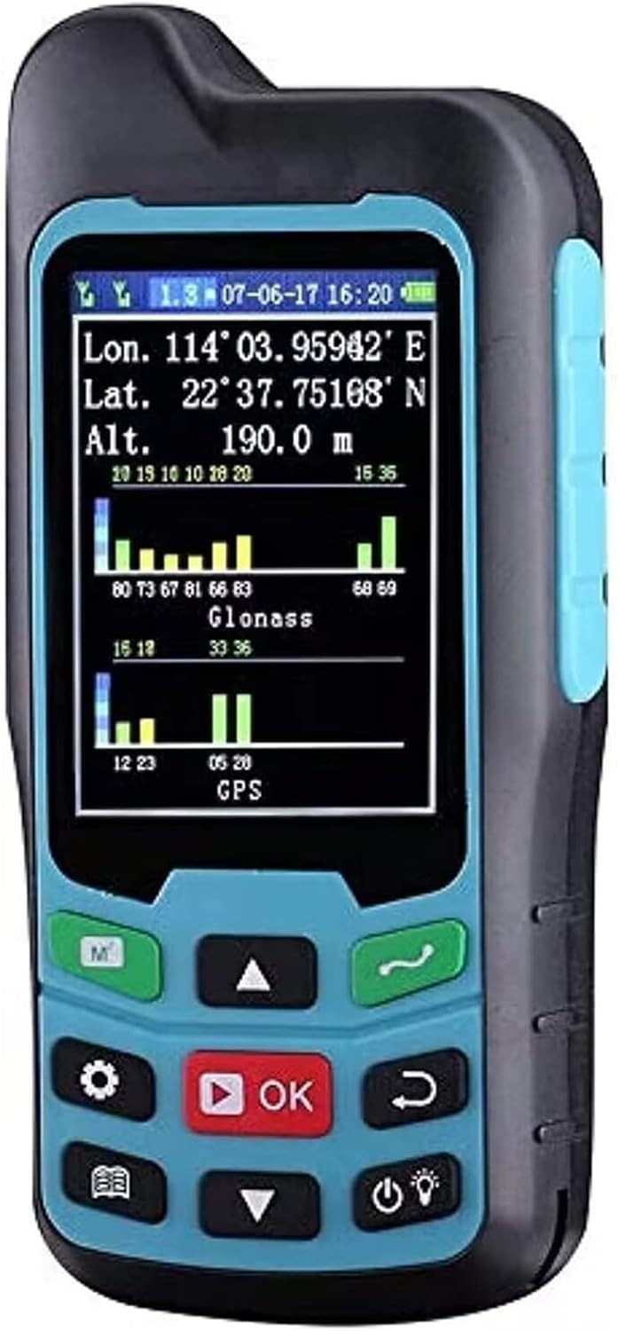 Versatile 2.4" LCD Handheld GPS with USB Connectivity for Surveying Needs