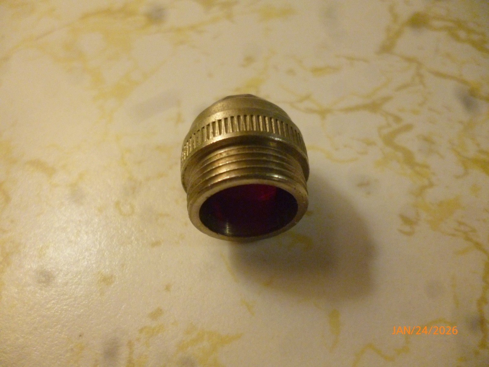 Fender Amplifier Pilot Light Jewel - Red - Vintage 1966