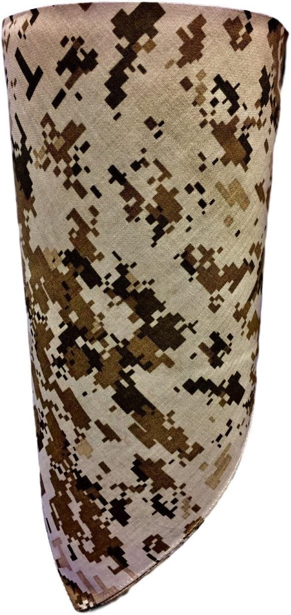 BROWN DIGITAL ACU DESERT CAMO Bandana Scarf Face SKULL Mask VELCRO®Brand CLOSE