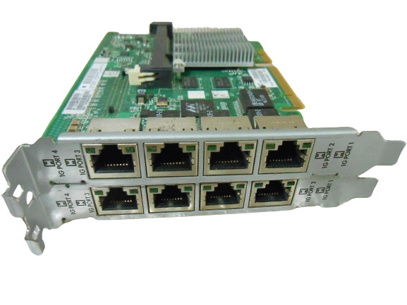 LOT OF 2 HP 491838-001 NC375i 4 x 1GB Gigabit NIC 516437-B21