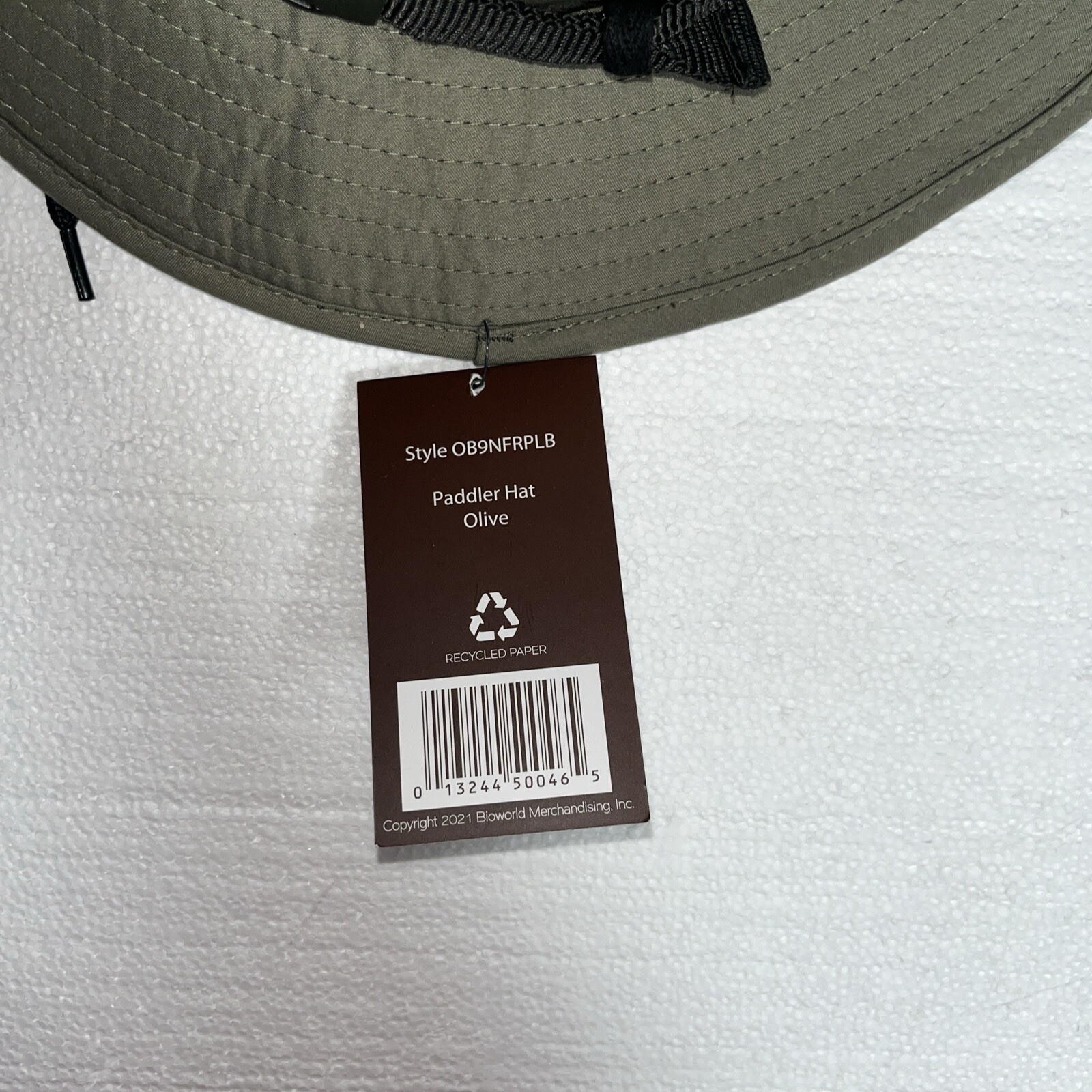 FA OSFM Free Authority Paddler HAT Floppy Olive Green Neck Flap