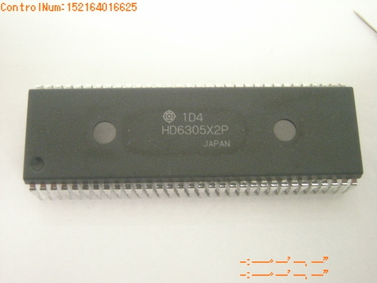HD6305X2P - HITACHI -  Microcontroller, 8-Bit, 6805 CPU, 1MHz, CMOS, PDIP64