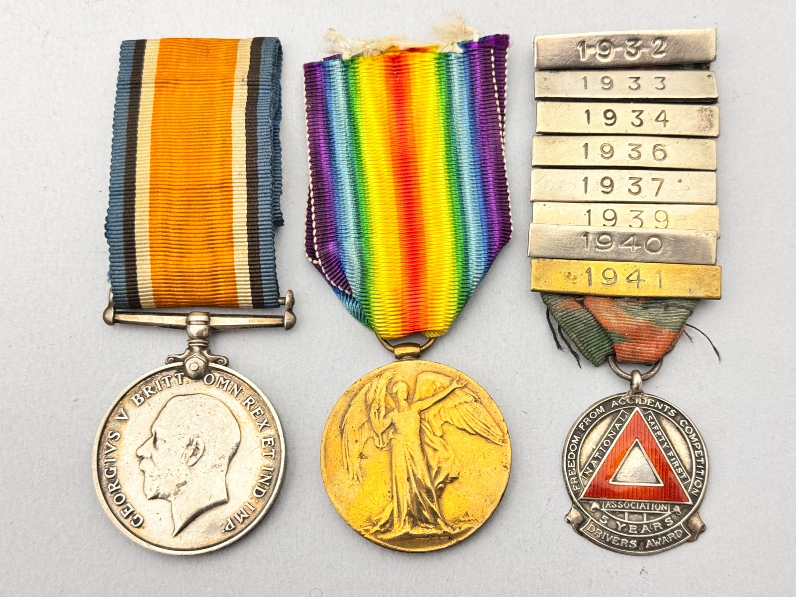 WW1 British War Medals, Royal Navy Acting Lead Stoker, Naval Patrols
