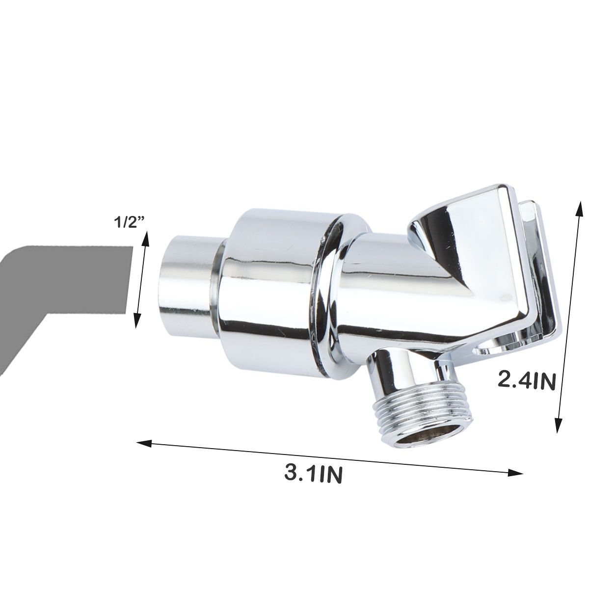 Head Holder Wall-mounted Adjustable Shower Arm Bracket Universal Handheld Shower