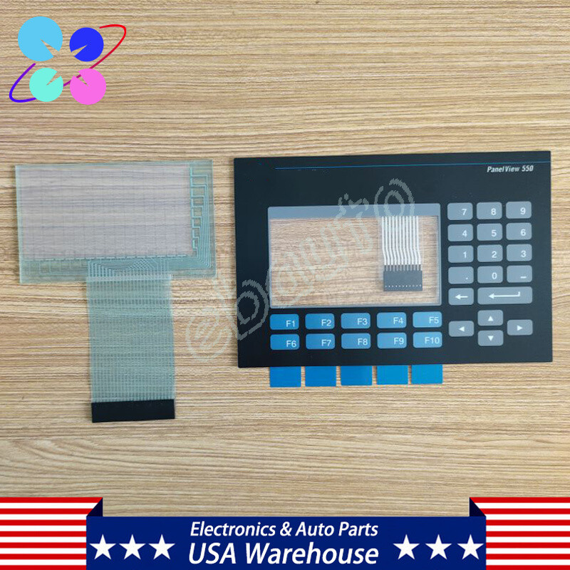 Touch Screen & Membrane Keypad for AB 2711-B5A1 Panel Glass PanelView 550