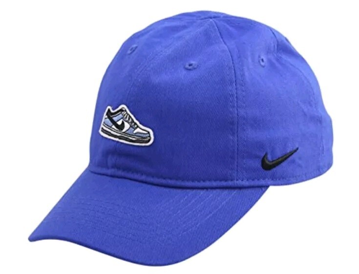 Nike Hat Dunk Just Do It Embroidered Adjustable Youth Size 4-7 NEW Rare Blue