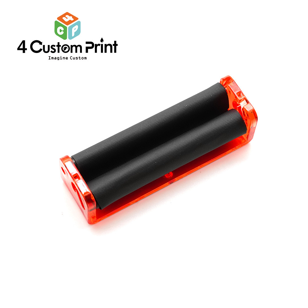 Red 78mm Pocket‑Size Plastic Handroll Cigarette Rolling Machine Portable Tobacco