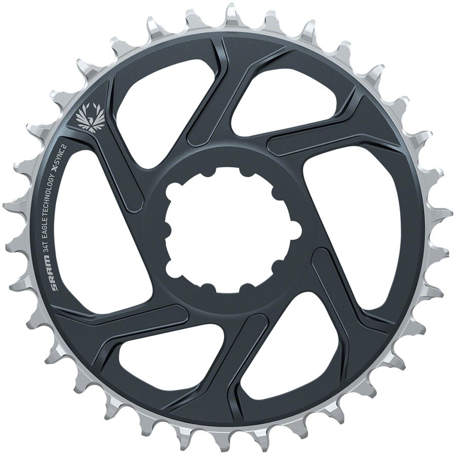 SRAM Eagle X-SYNC 2 Direct Mount Chainring 34T 3mm Boost 3-Bolt Gray