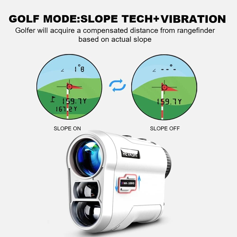 1000 yards golf rangefinder withrechargerable battery