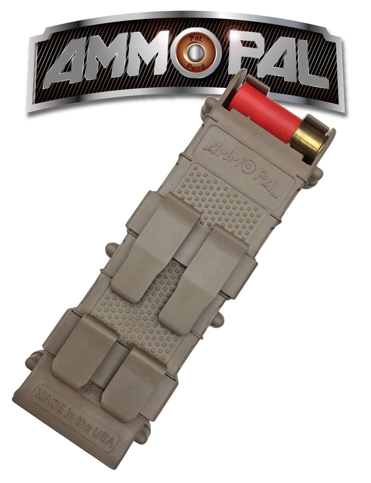 12 Ga. Shotgun Shell Dispenser 10 rd-FDE