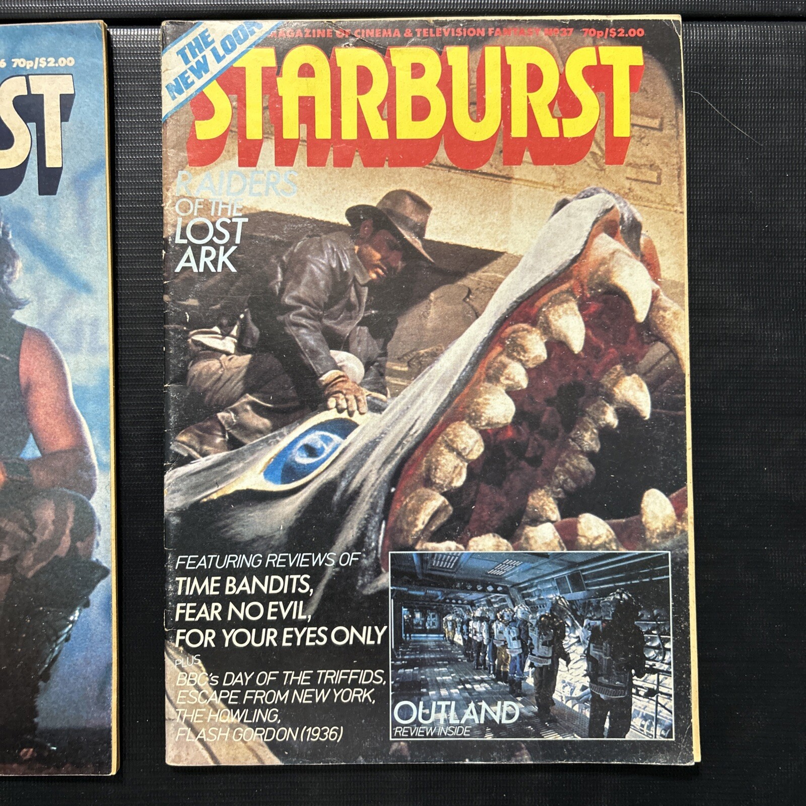 Starburst Magazines Escape from New York and Raider of the Lost Ark