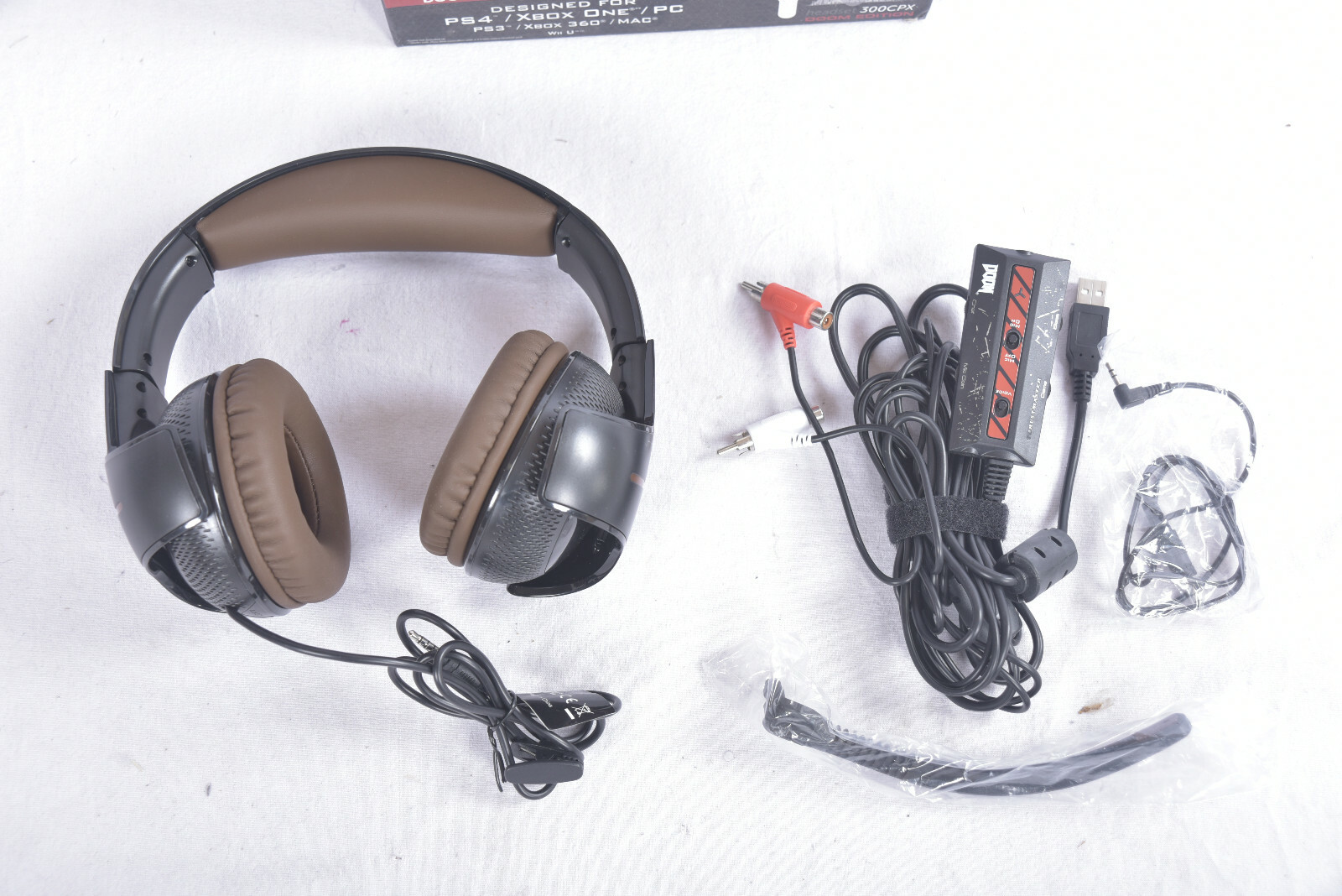 Thrustmaster Y-300CPX Doom Edition Gaming Headset PC PS5 PS4 Xbox Headphones