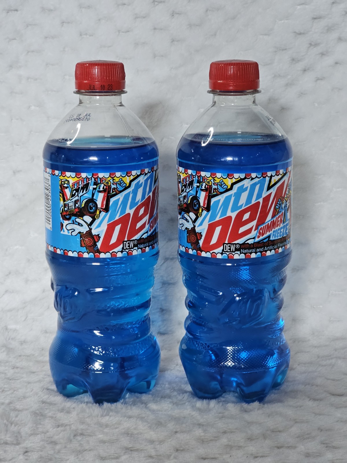 Mountain Dew * SUMMER FREEZE * Two Full 20oz Bottles Expired 2023 Limited Flavor