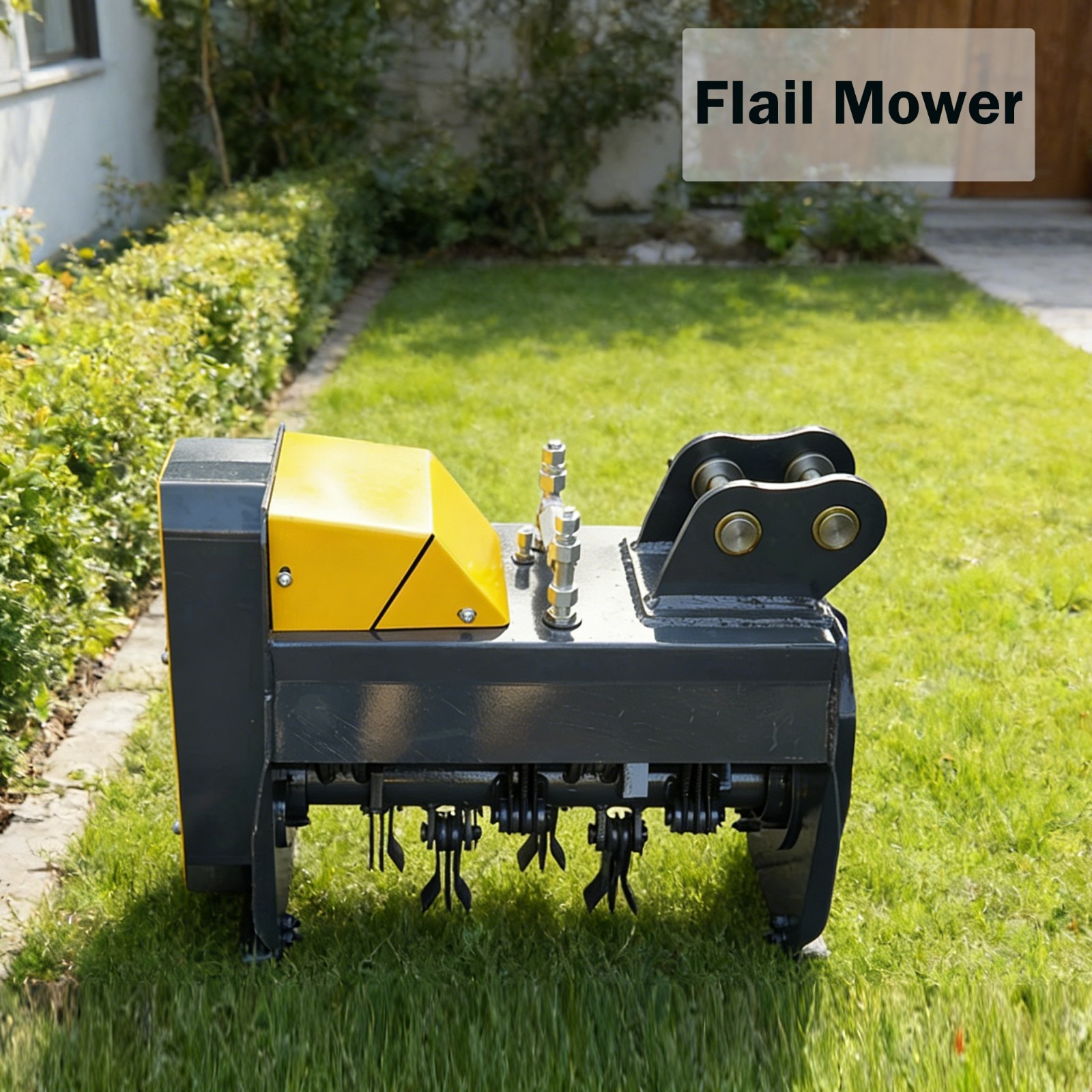 Hydraulic Flail Mower Attachment for 0.8-1.5Ton Mini Excavator Free Shipping USA