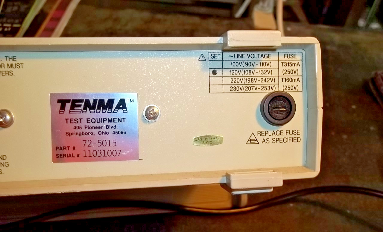 TENMA 72-5015 2 MHz Sweep Function Generator