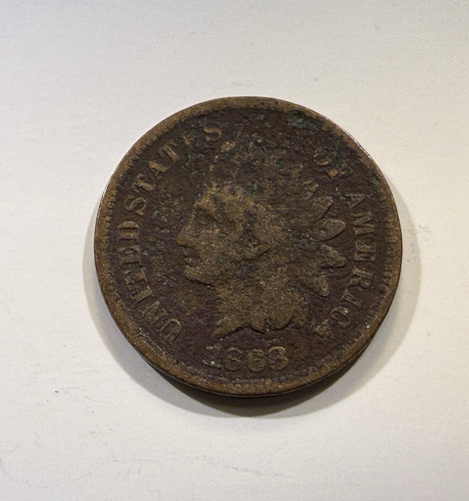 1868 Indian Head Cent