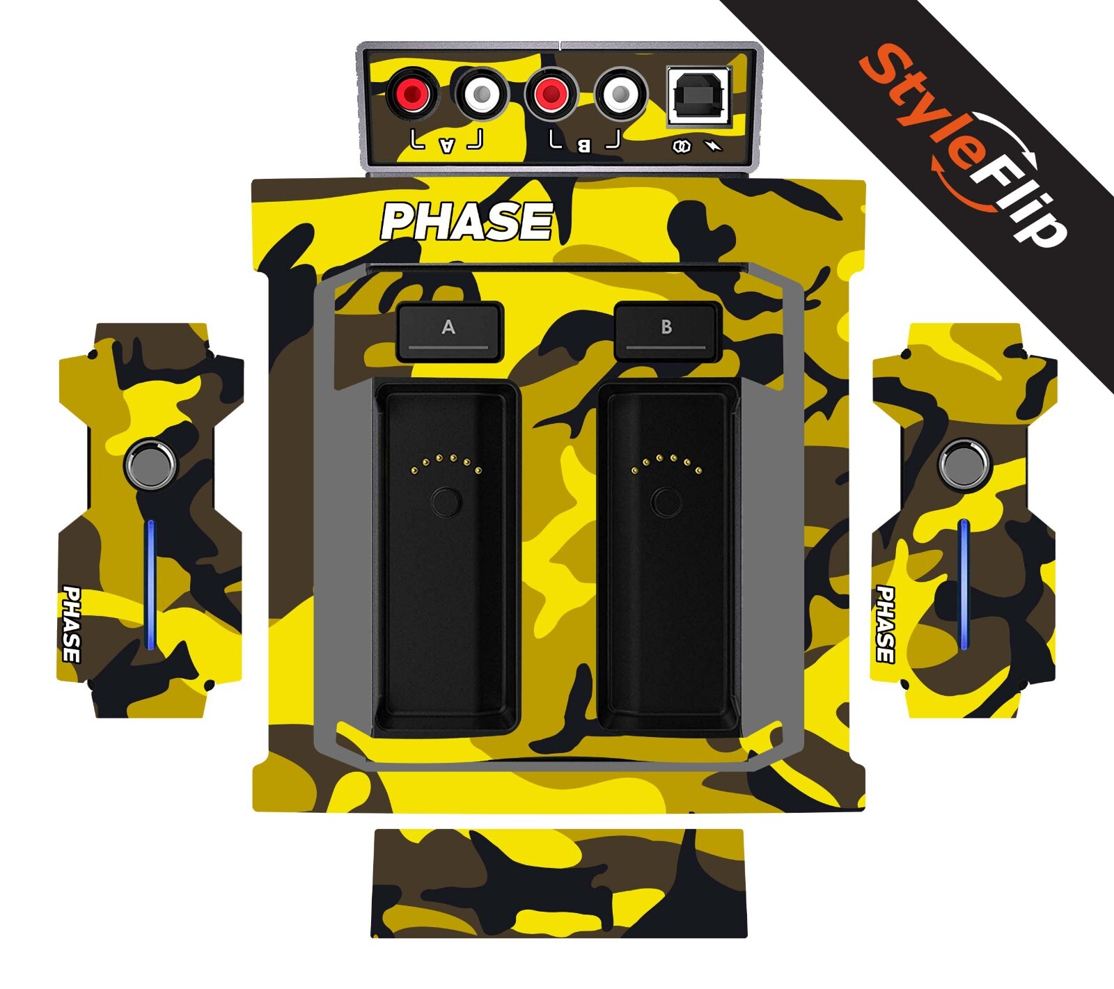 MWM Phase Skins | Yellow Camo | Protective Decal | StyleFlip Skins