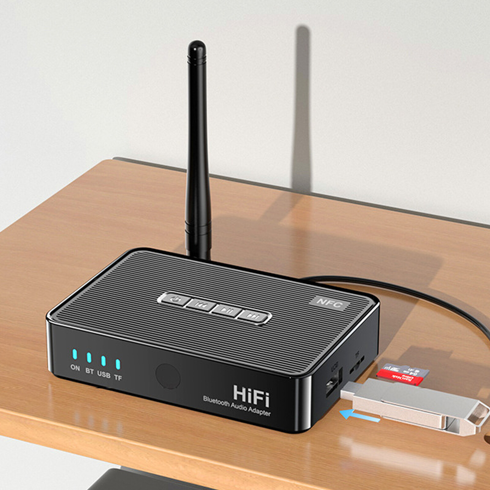 Long Range Bluetooth 5.3 Transmitter Receiver For TV Home Stereo Audio Adapter