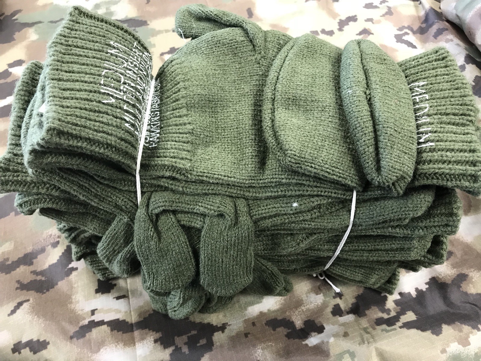 USGI Cold Weather Trigger Finger Mittens M1965 OD NOS