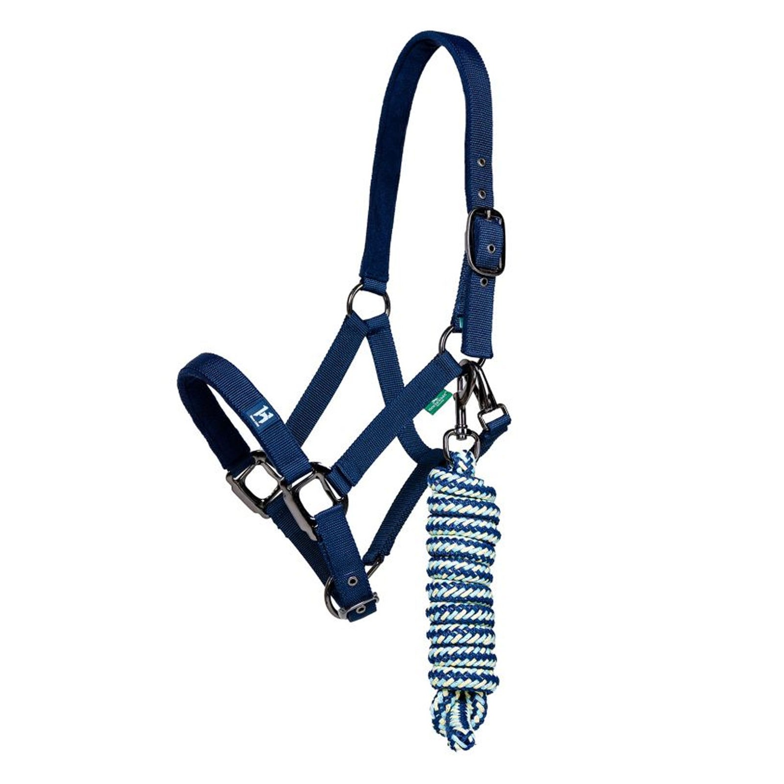 HORSEWARE IRELAND Newmarket Witney Navy Halter and Lead Rope (DHHX11-VRKB)