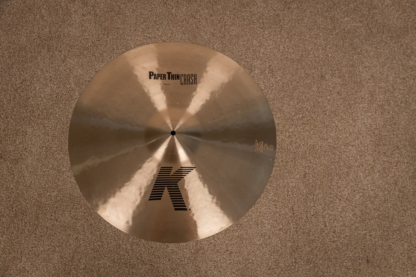 Zildjian 21" K Paper Thin Crash Cymbal 1766g