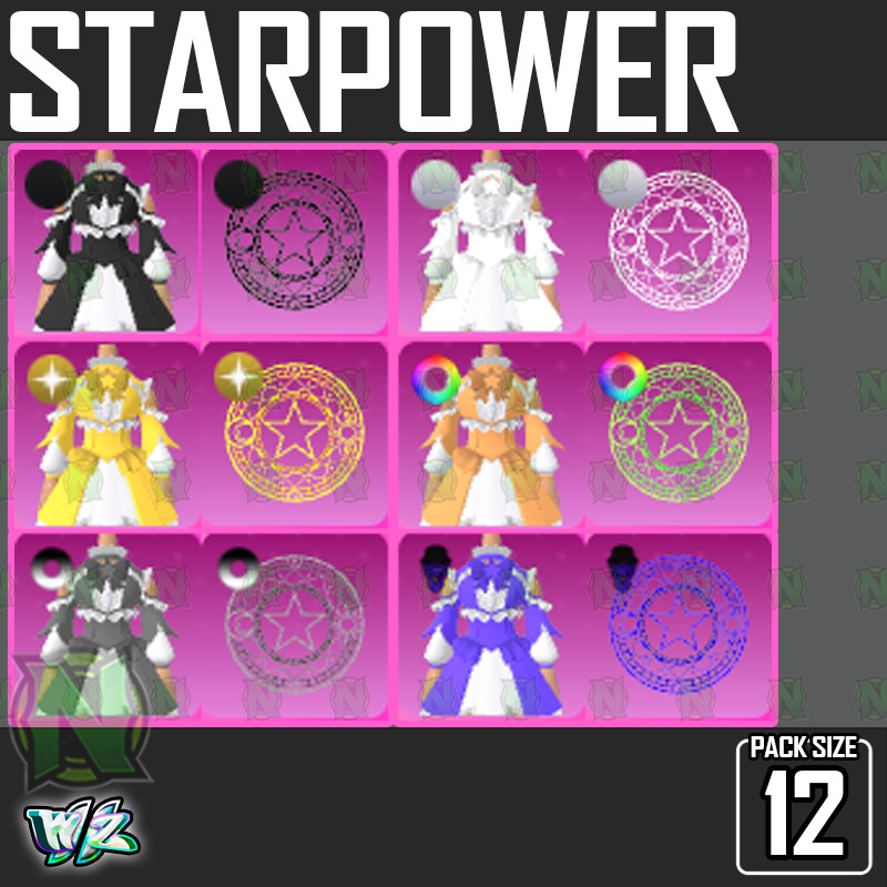 World Zero WZ - 12 PACK - STARPOWER DRESS + CIRCLE