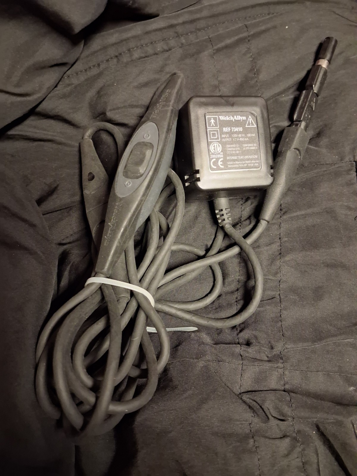 WELCH ALLYN 78800 73410 KLEENSPEC ILLUMINATOR W/ POWER SUPPLY