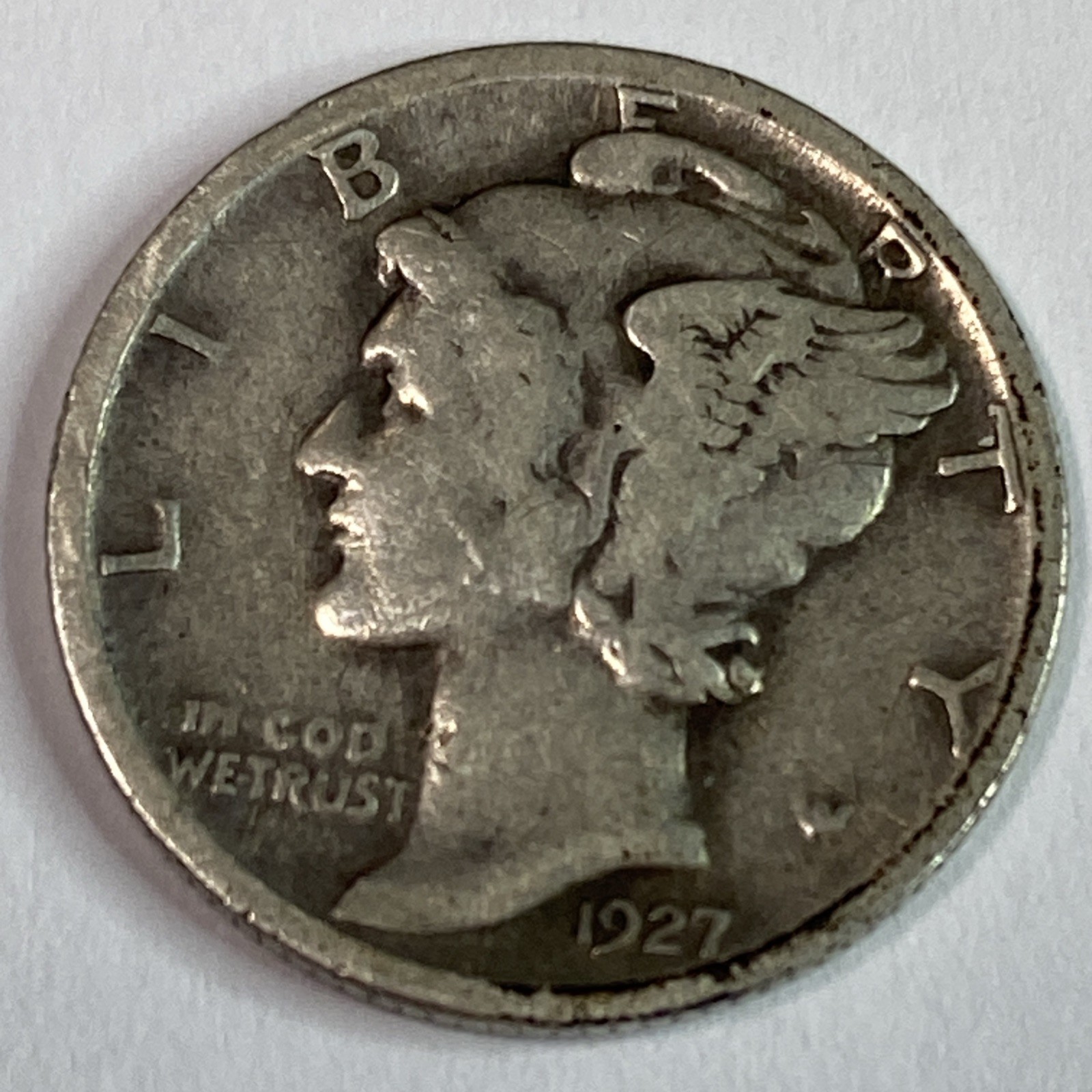 1927 S MERCURY DIME *** 90% SILVER *** Nice Coin