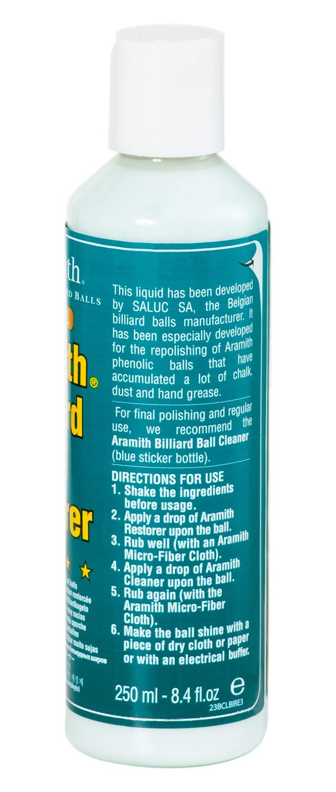 Bundle of 3 Items Billiard Ball Cleaner, Billiard Ball Restorer 8.4 fl.oz. Bo...