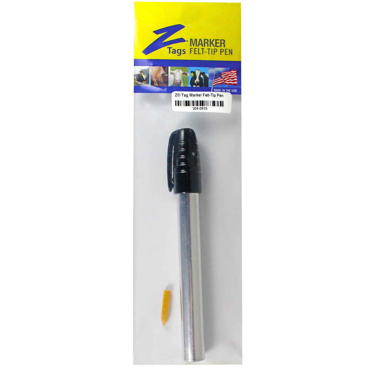 ZTag Felt Tip Eartag Marking Pen BLACK NO FADE Cattle Swine Sheep Identification