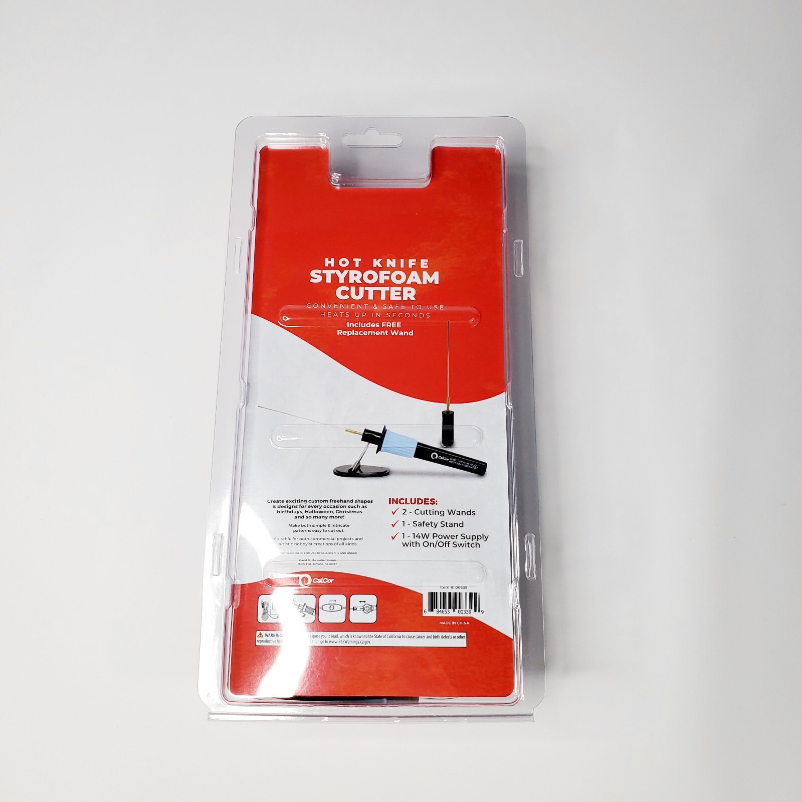 Hot Knife Styrofoam Cutter With Extra Replacement Wand