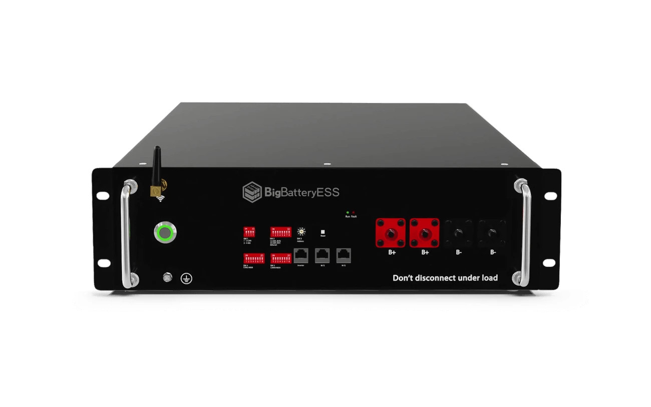 5.12kWh 48V 100AH Server Rack LiFePO4 Lithium Battery 3U Size