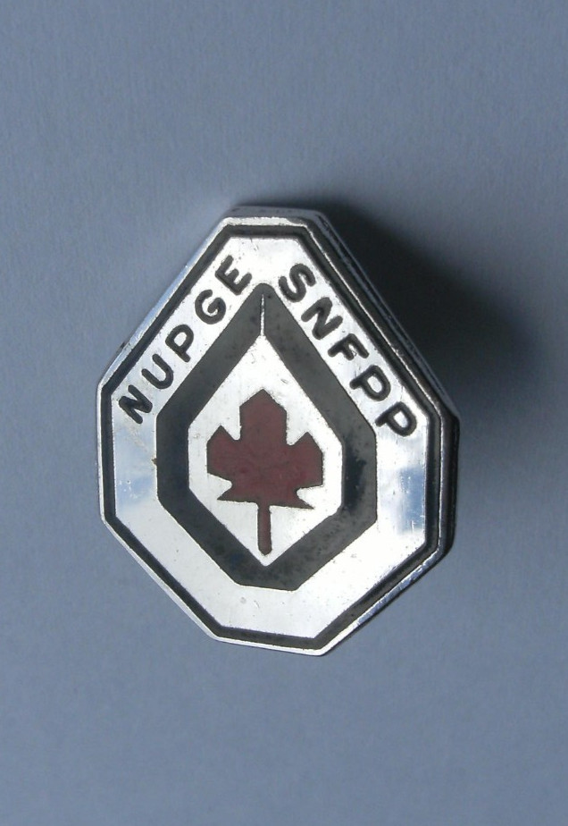 Trade Union Pin Badge - NUPGE SNFPP Canada (Shop Ref A3.5)