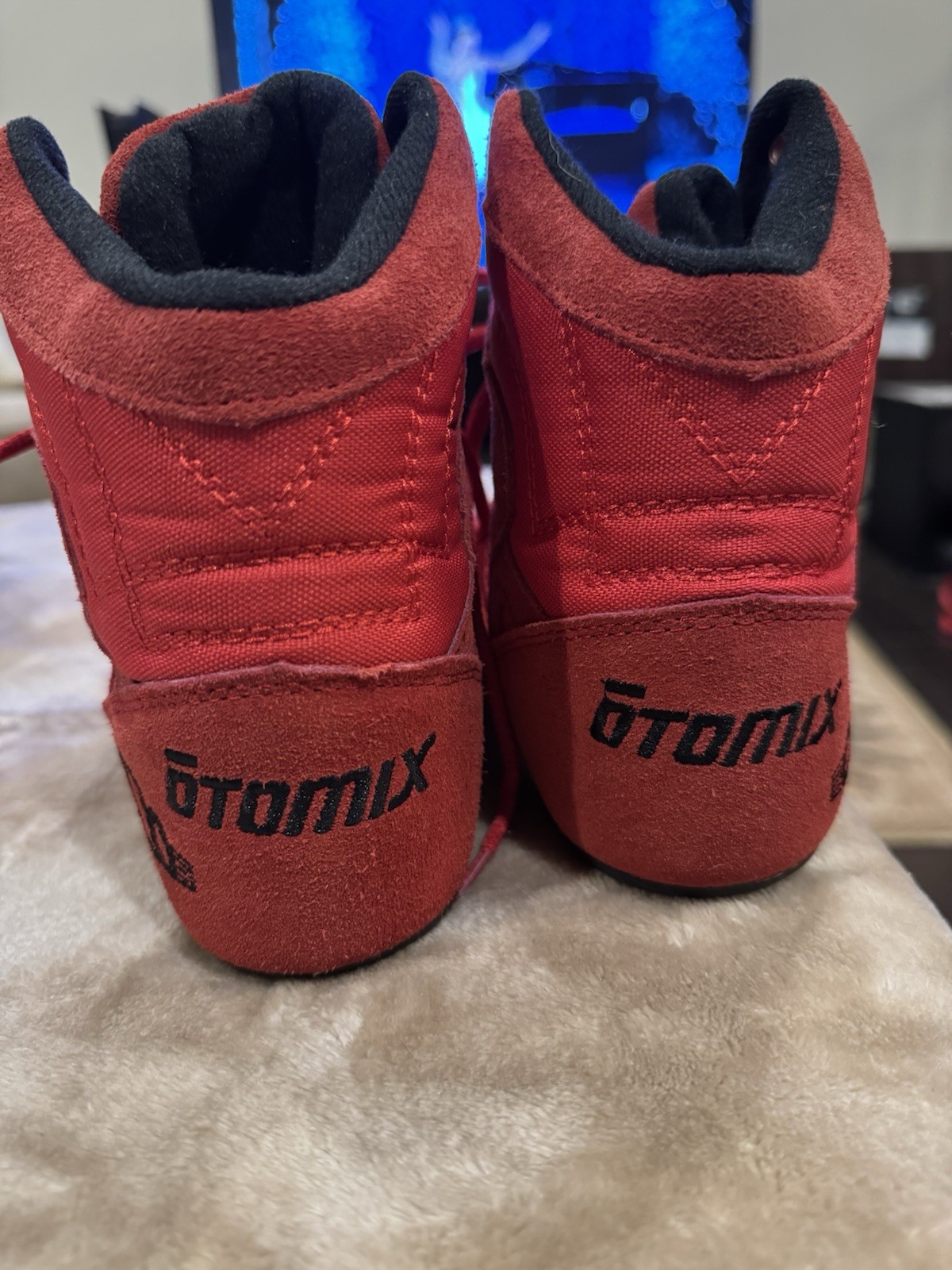 Otomix Stingray Escape Bodybuilding Weightlifting Shoes F3000 M6.5 W8 (Red)