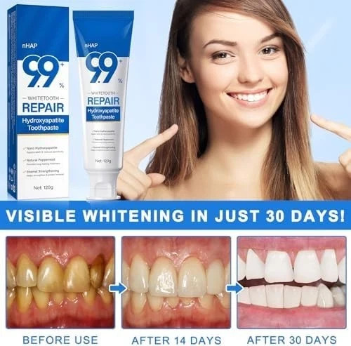 9.9% Hydroxyapatite Toothpaste, 4.23 Oz Nano Hydroxyapatite Toothpaste for Ename