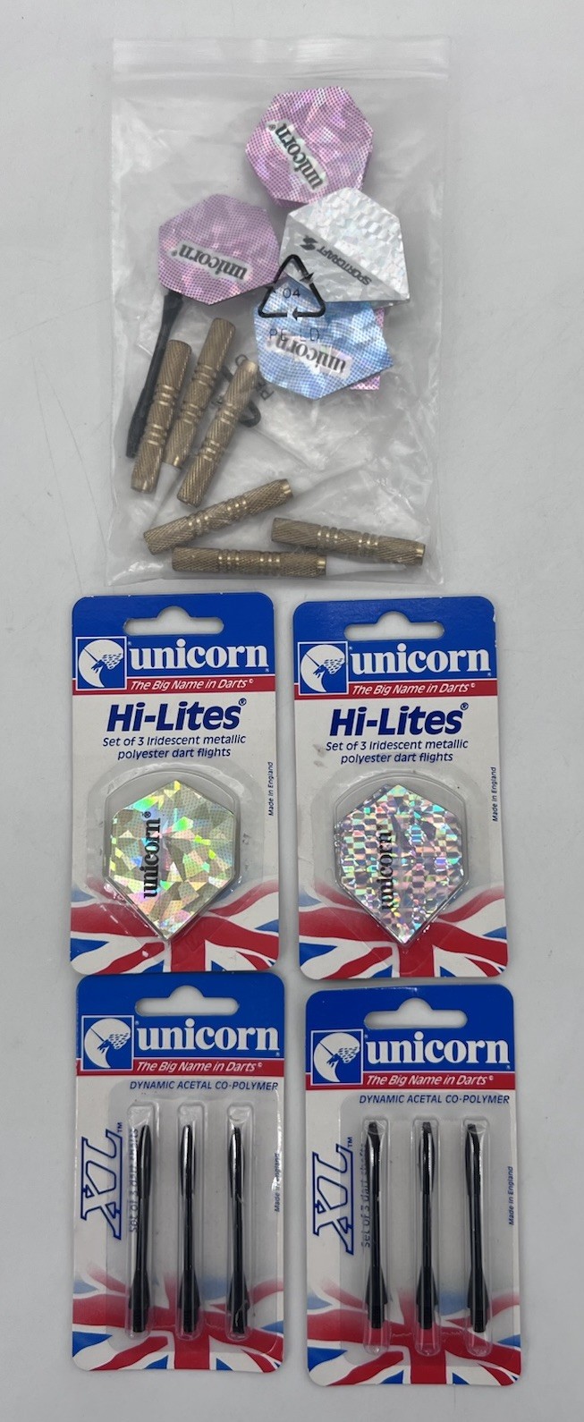 Darts & Accessories Unicorn Unopened Packs And Gently Used Parts Lot of 8