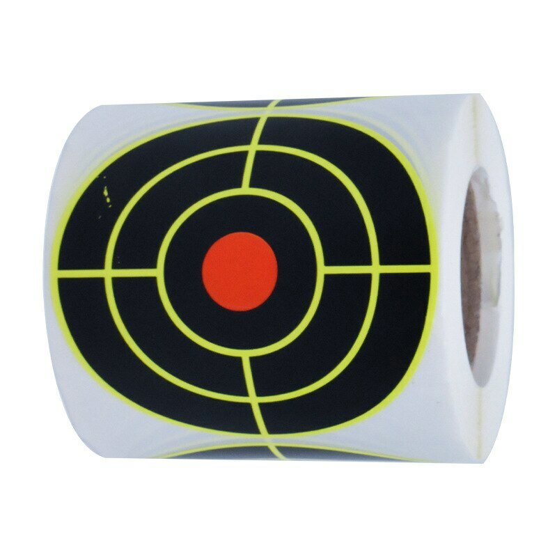 100/500Pcs 3" Shooting Self Adhesive Targets Splatter Reactive Target Stickers