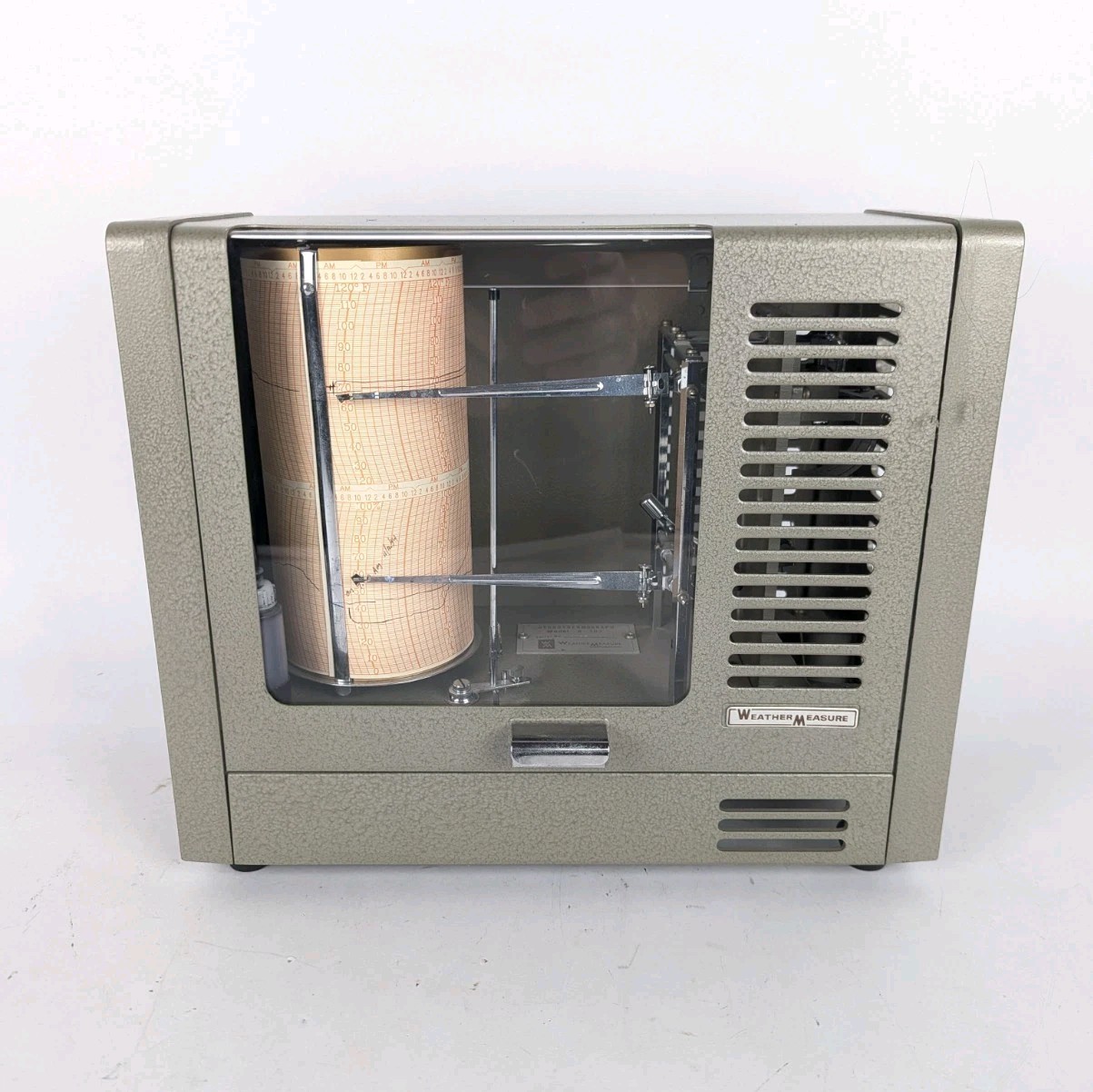 WEATHER MEASURE H-302 Hygrothermograph Vintage Recording Device Machine