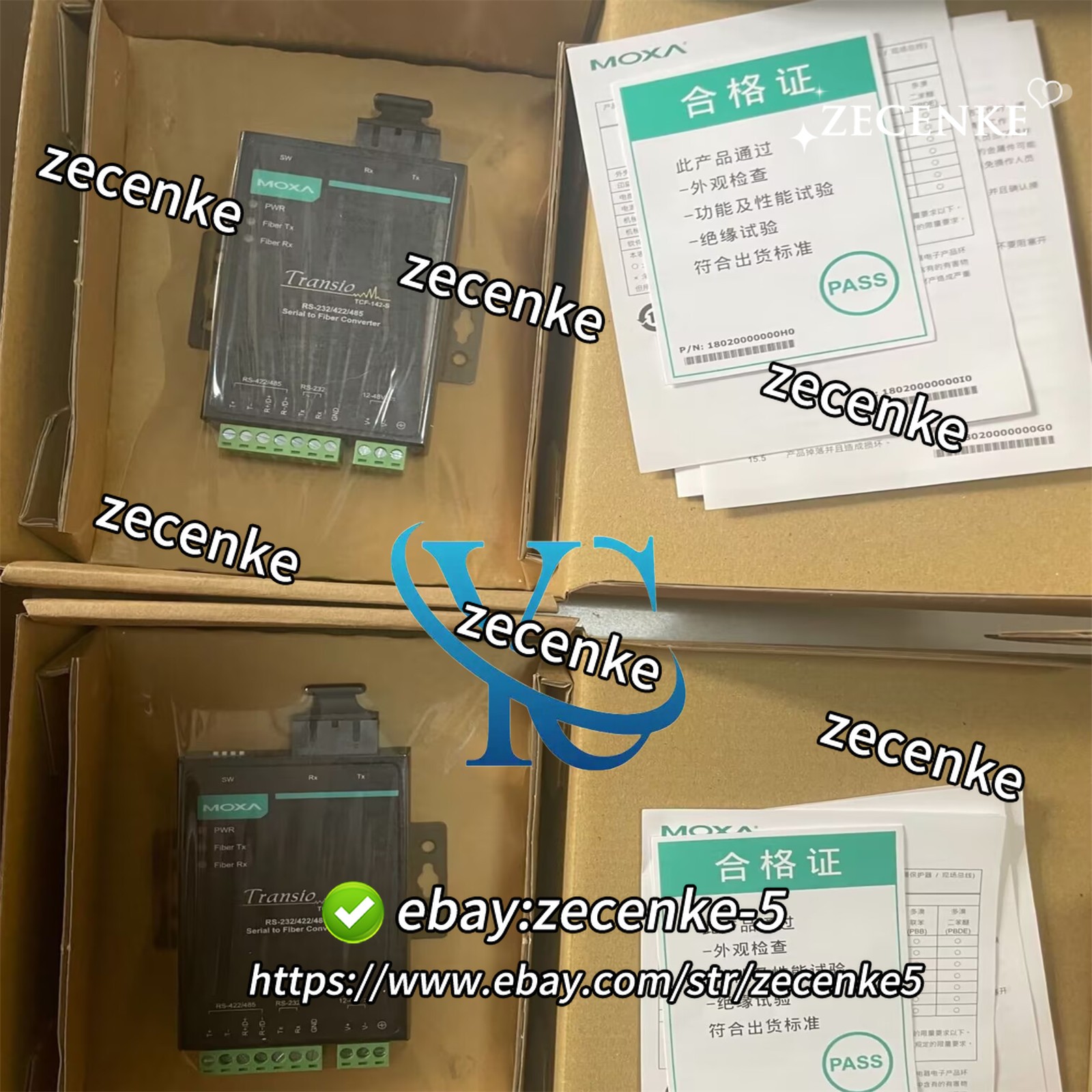1PC NEW MOXA TCF-142-S-SC-T Serial Fibre Optic Converter DHL fast shipping