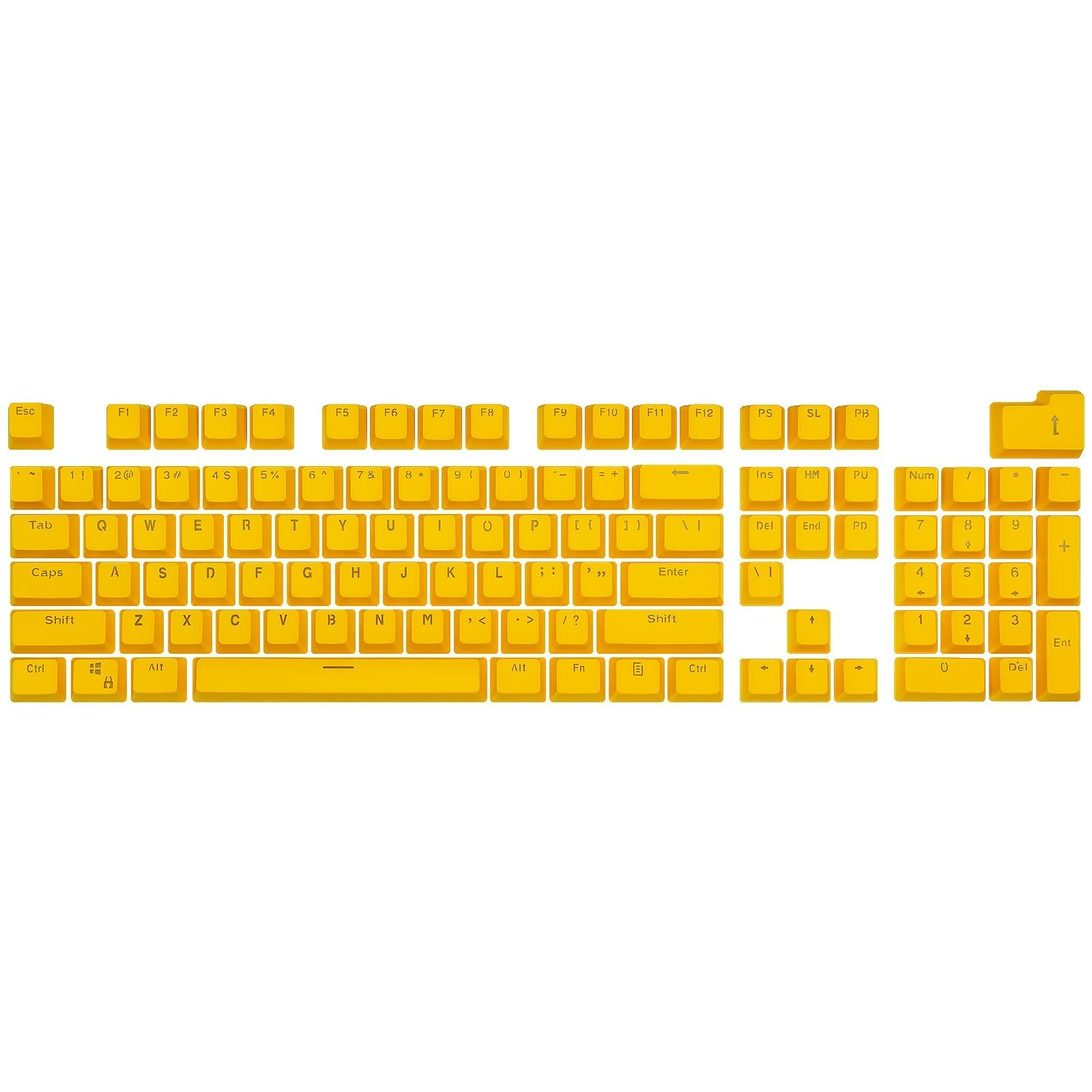 Granvela ABS Keycaps Set for Mechanical Keyboards, 104 Keys | for RGB Backlit...