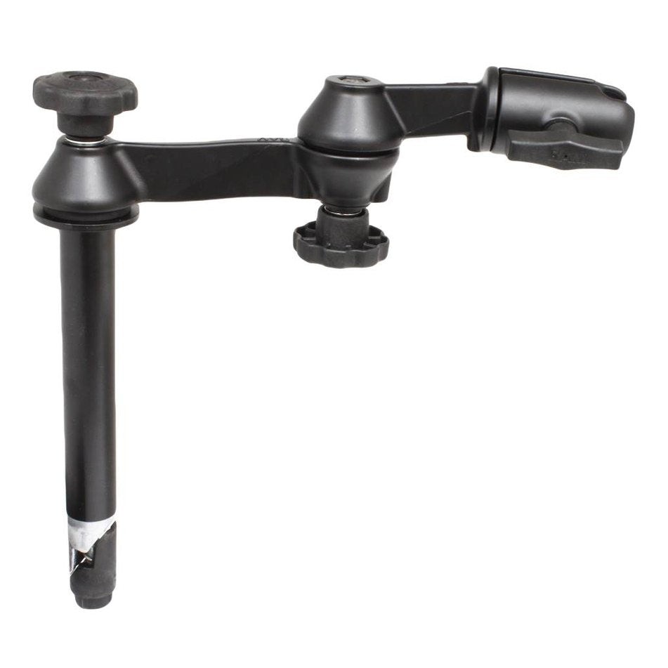 RAM-VP-SW1-8NB Custom Mounts-RAM DBL SWING ARM 8" MALE NO BALL