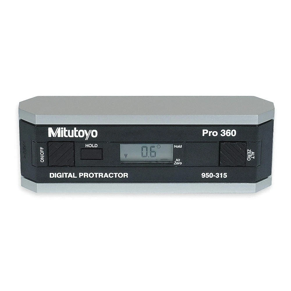 MITUTOYO 950-317 Digital Protractor,Accuracy +/-0.1 deg. 4LB15